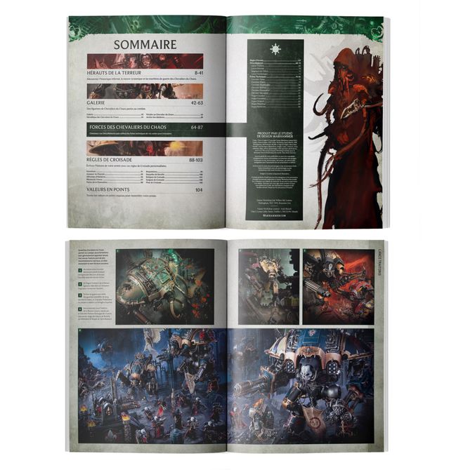 Games Workshop Warhammer 40k - Codex V.8 Chaos Knights (Francese) - 3