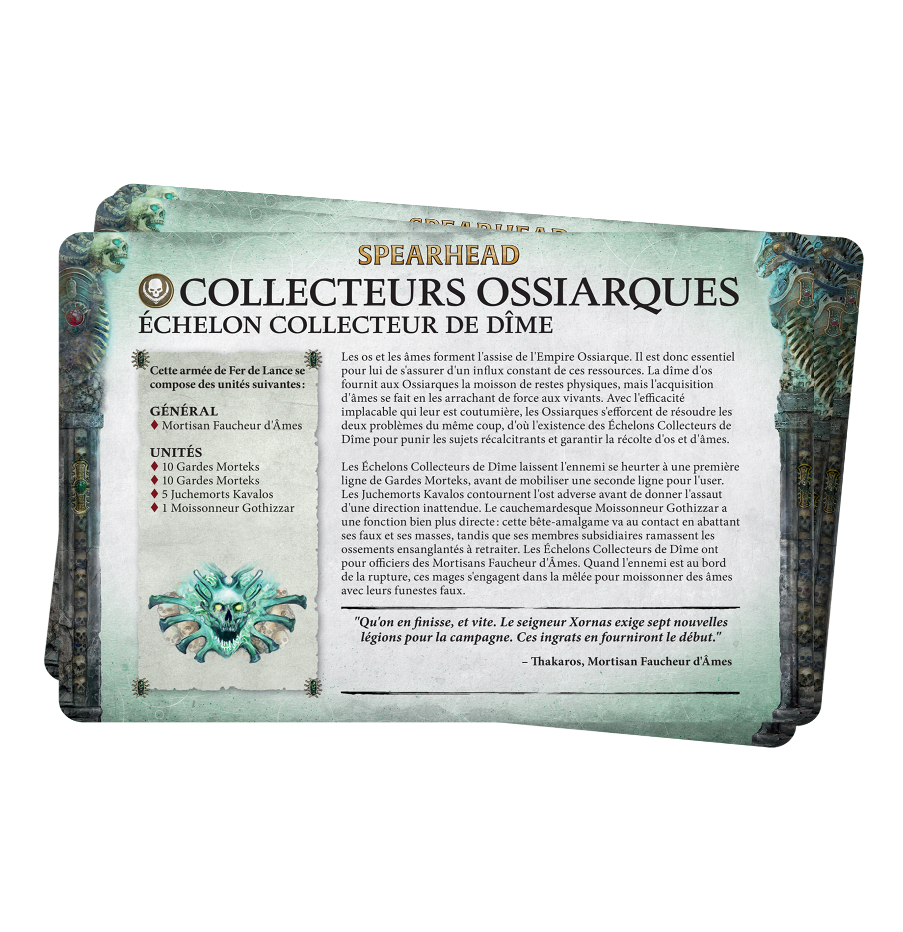 Faction Pack: Ossiarch Bonereapers (Français)