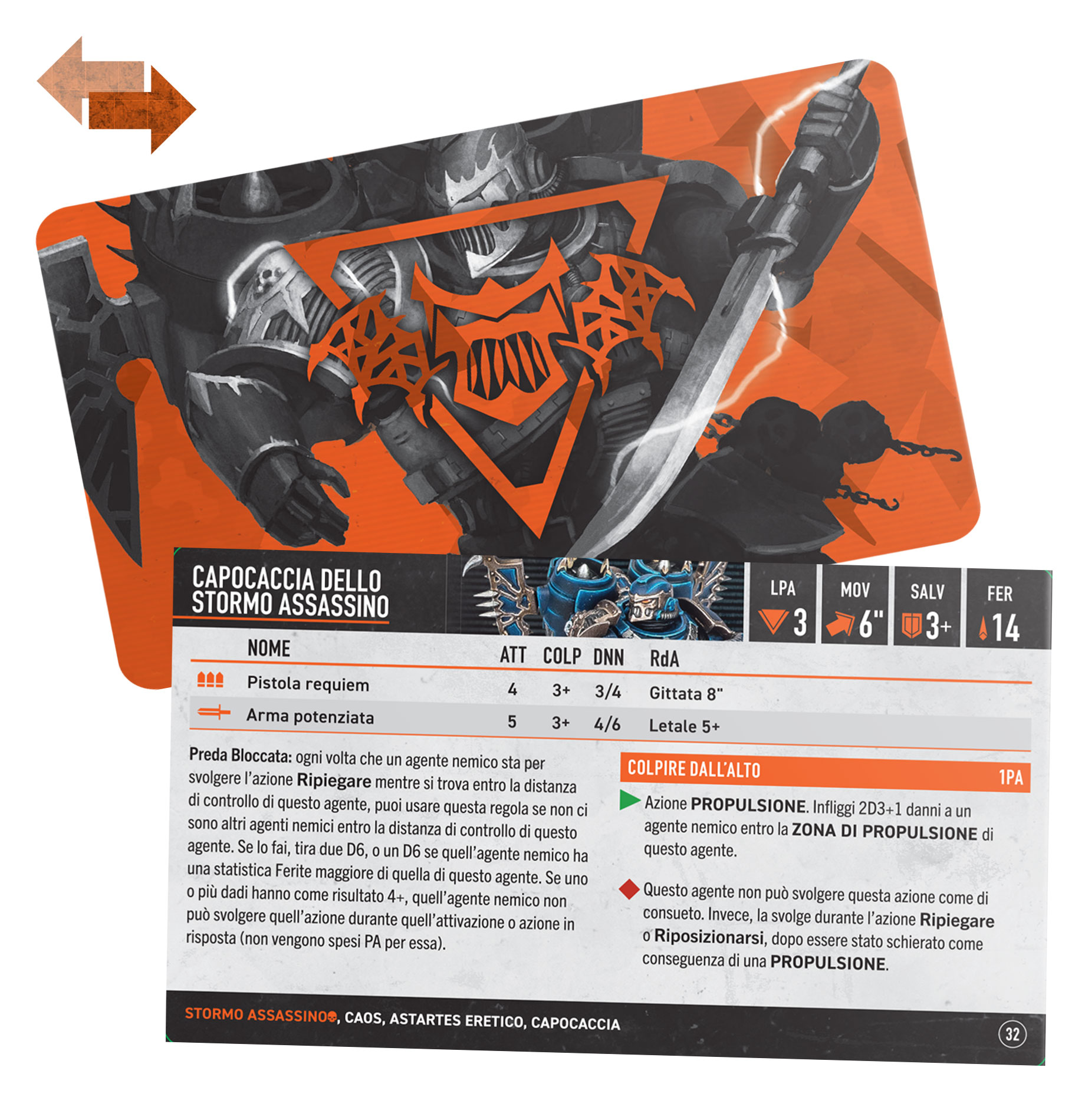 Kill Team: Murderwing – Datacards (Italiano)