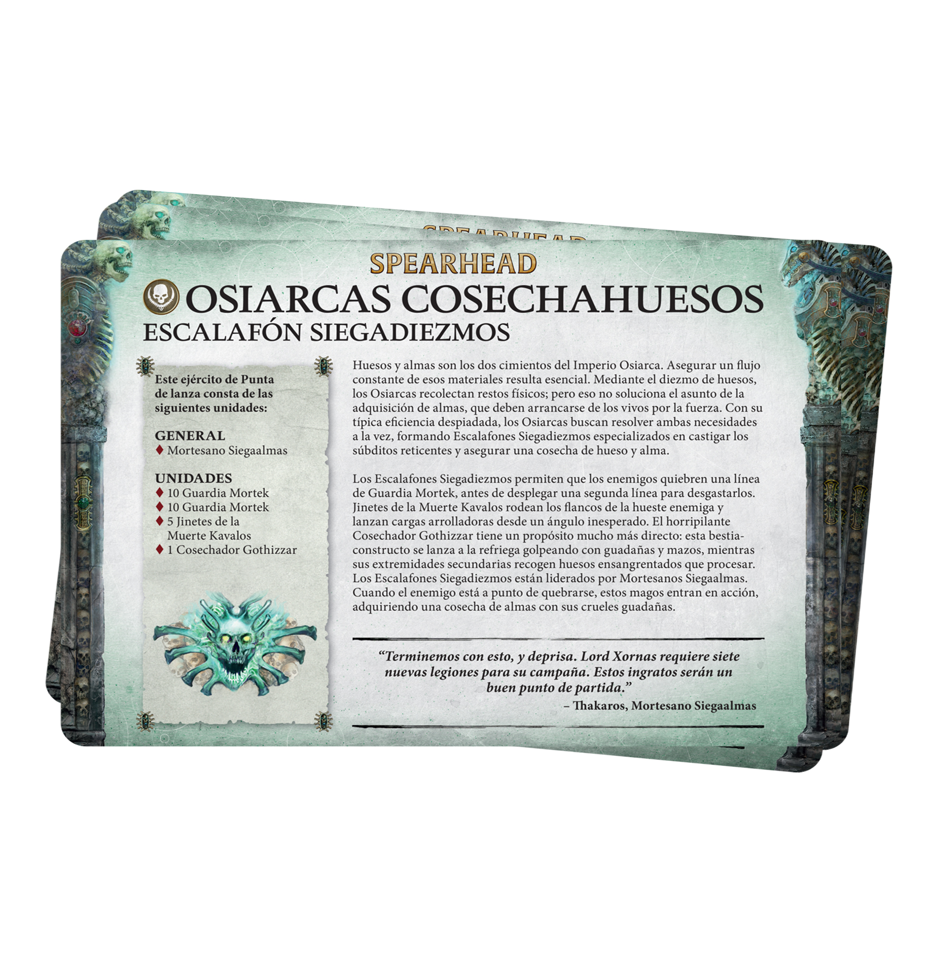 Faction Pack: Ossiarch Bonereapers (Español)