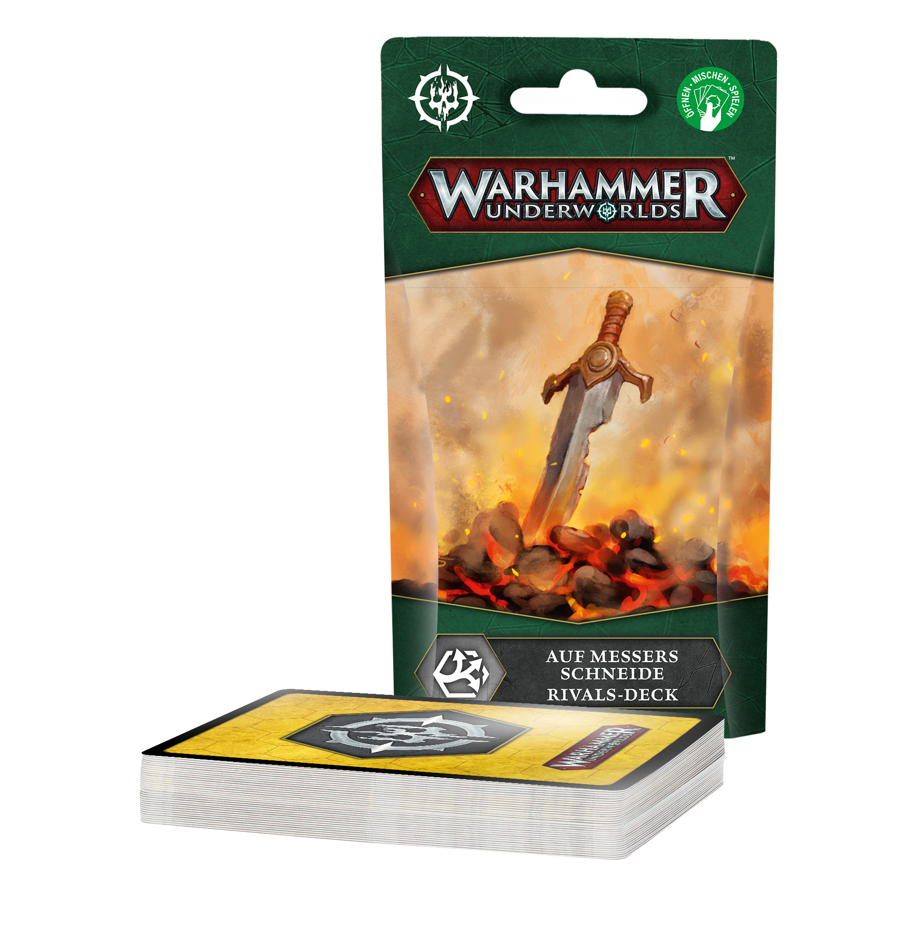 Warhammer Underworlds ライバルデッキ 2種セット Auf Messers Schneide (Allemand)