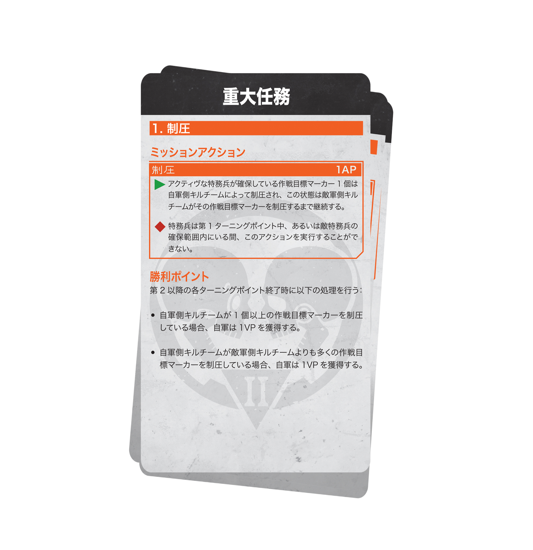 Kill Team: Approved Ops Card Pack 2025 (Japanese)