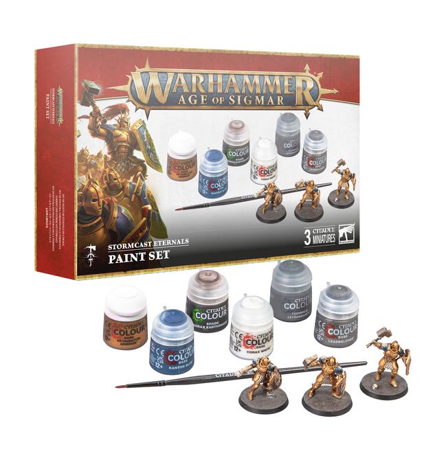 miniatures - Warhammer Age of Sigmar - Stormcast Eternals Paints Set box art