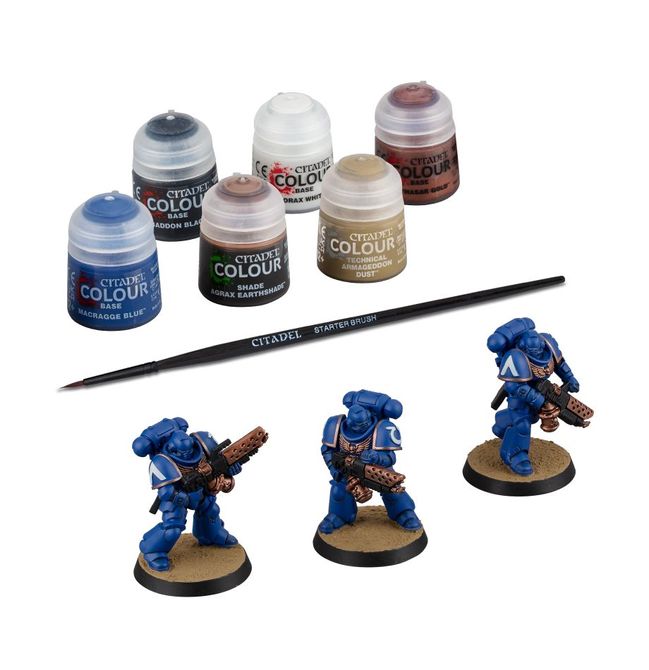miniatures - Warhammer 40k - Space Marines: Infernus Marines + Paints Set box art
