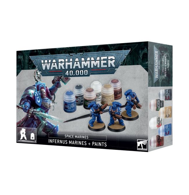 Space Marines: Infernus Marines + Paints Set - view 6