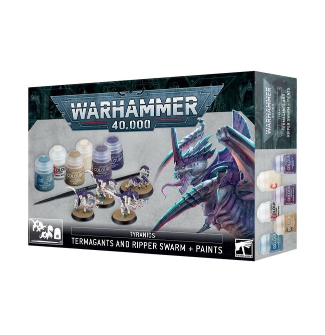 Tyranids: Termagants and Ripper Swarm + Paints Set - view 6