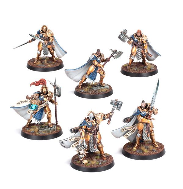 Figurines Questor Soulsworn Stormcast Eternals Pour Warcry / AOS - Citadel, Démontées Non Peintes