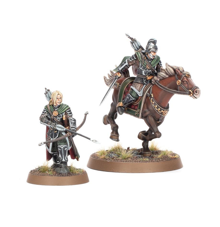 x3 Guerriers de Lothlorien Métal Warhammer SdA | P-00N2E