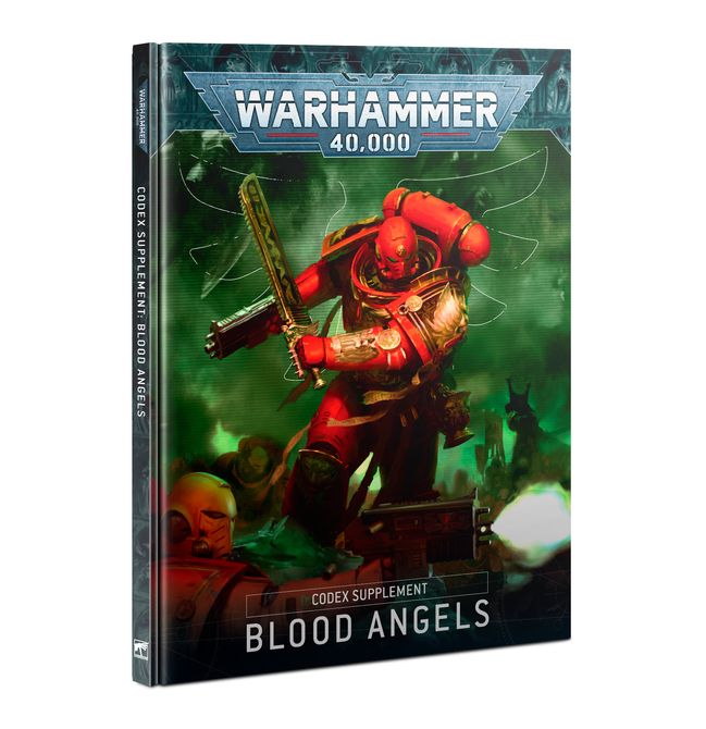 book - Warhammer 40k - Codex Supplement: Blood Angels – obálka a štýl