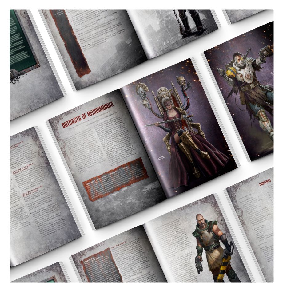 Games Workshop Necromunda Regelbuch 2023 - Das Offizielle Handbuch Für Bandenkämpfe Im Underhive