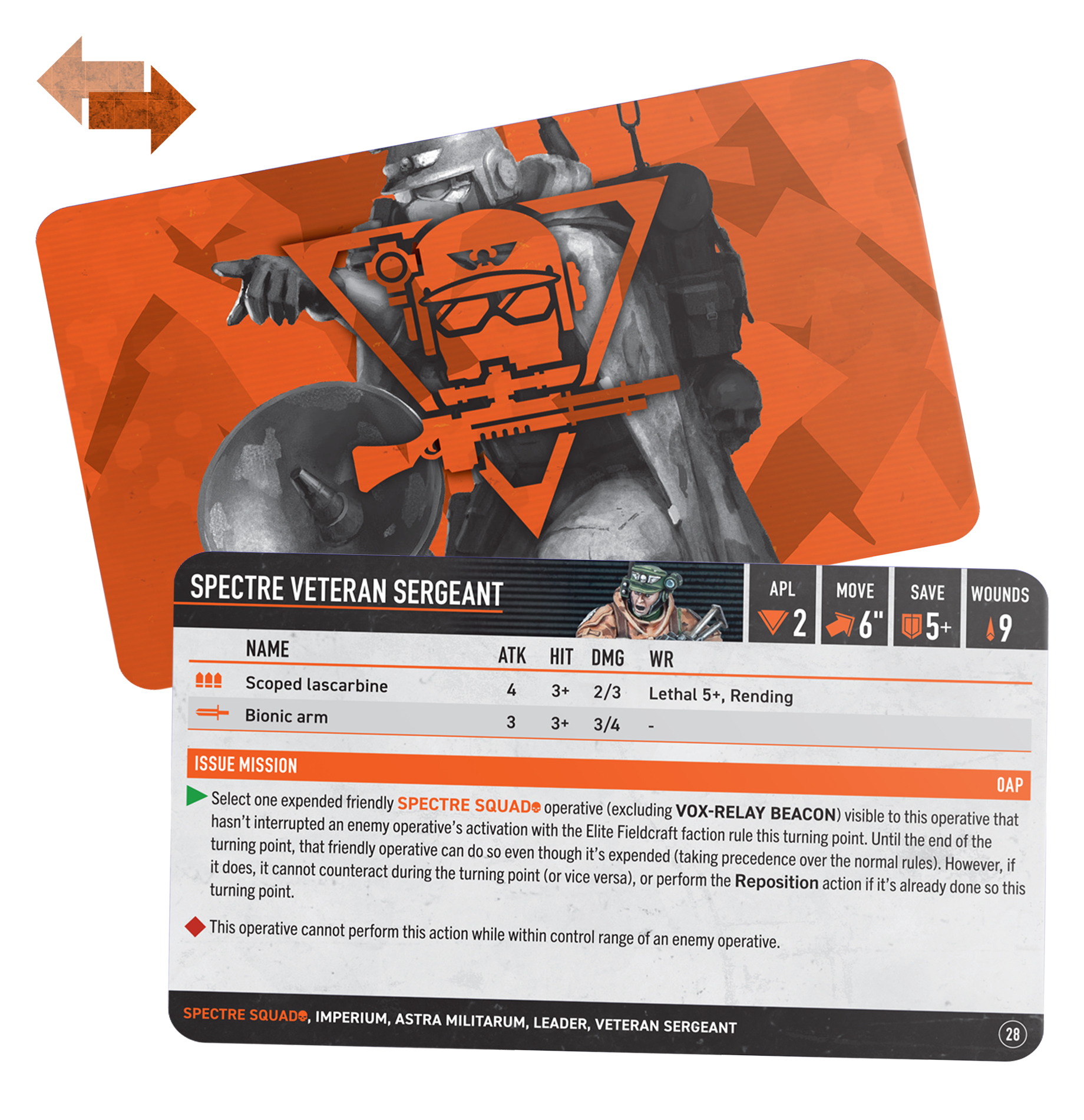Kill Team™: Spectre Squad – Datacards (英語版)