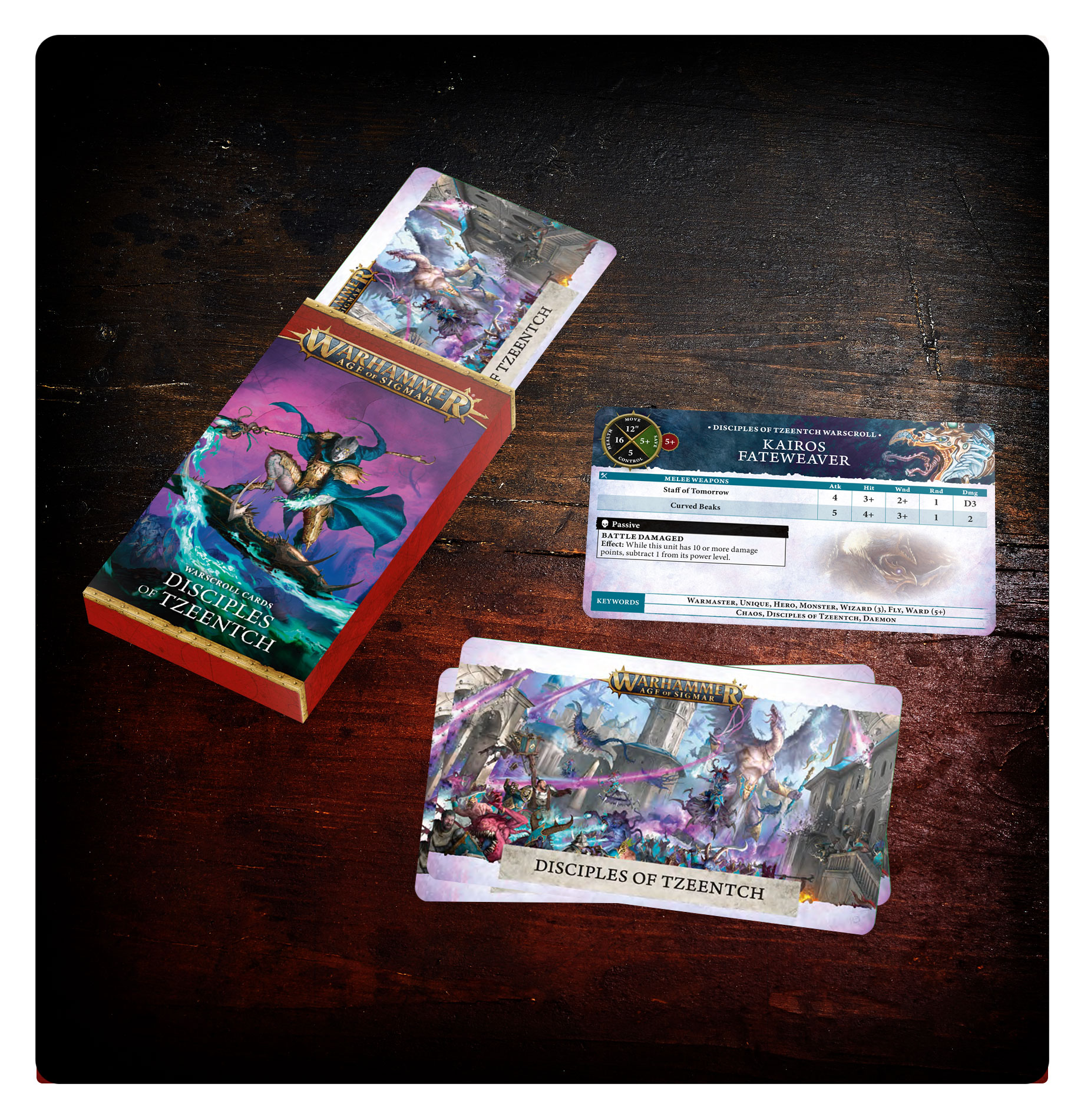 Reference a profily – warscroll - Warhammer Age of Sigmar - Warscroll Cards: Disciples of Tzeentch