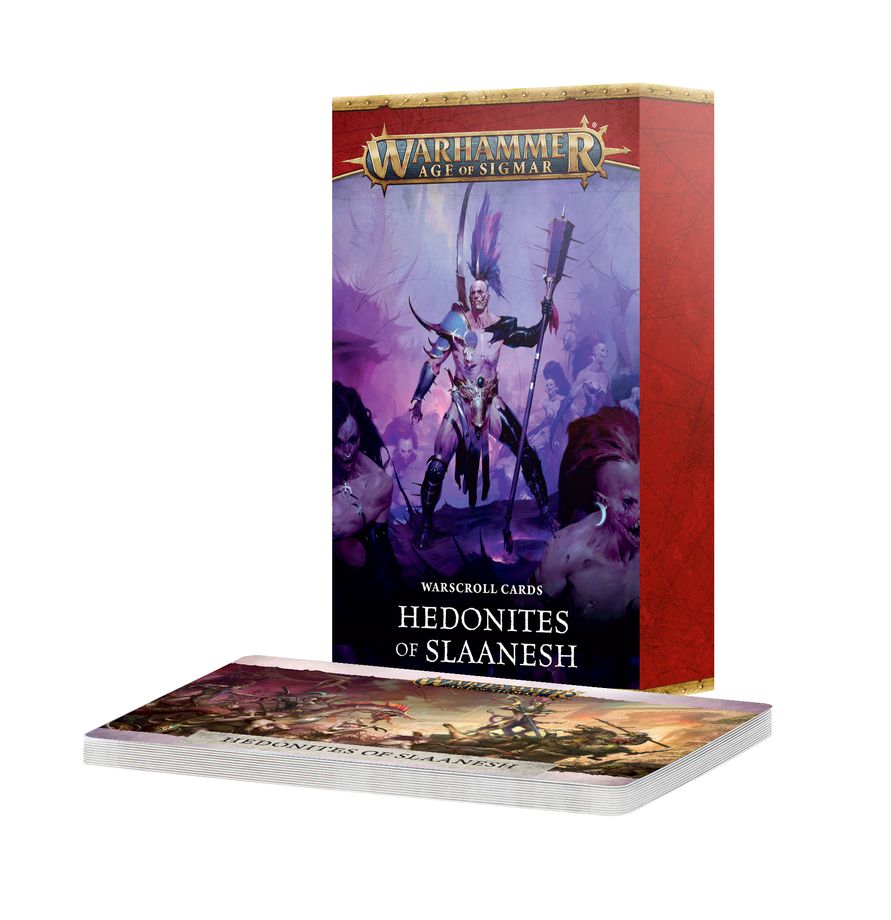 Age of Sigmar: Warscroll Cards: Hedonites of Slaanesh