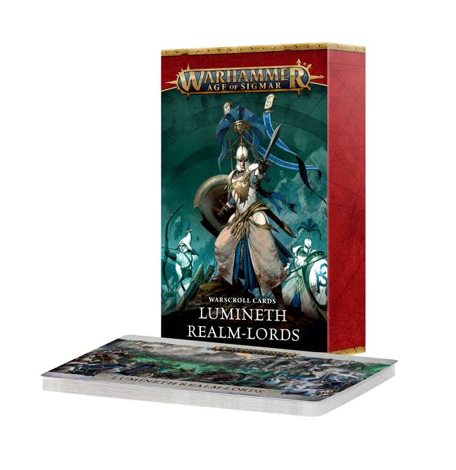 Warhammer Age of Sigmar - Warscroll Cards: Lumineth Realm-lords karty
