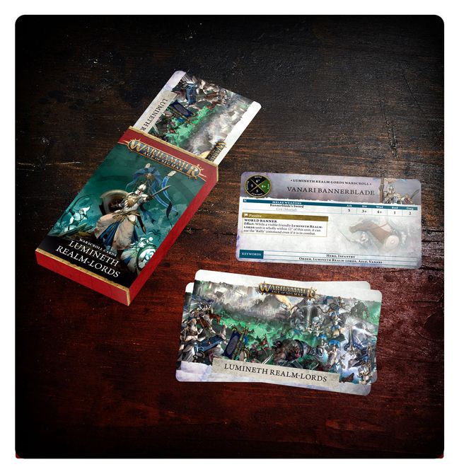 Warhammer Age of Sigmar - Warscroll Cards: Lumineth Realm-lords – ukážka 3