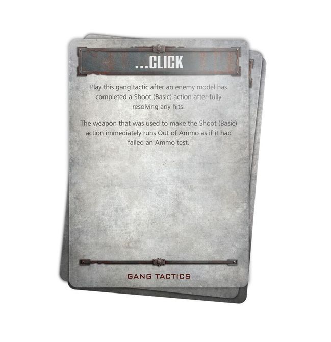Necromunda: Core Gang Tactics Cards - view 2
