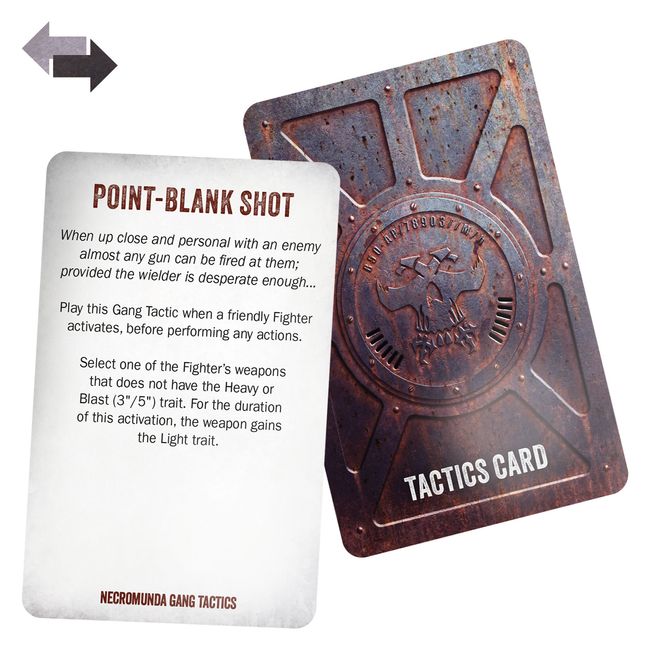 Necromunda Skirmish Core Gang Tactics Cards - view 2