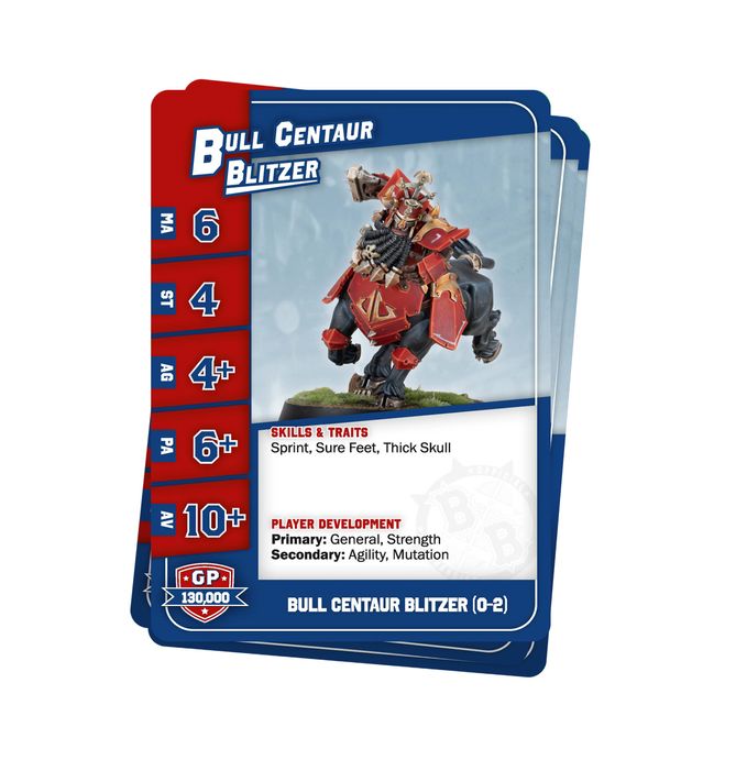 Blood Bowl Chaos Dwarf Team Card Pack (Inglese)