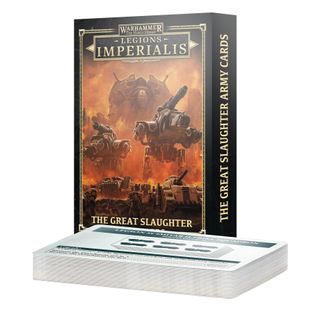 Legions Imperialis: The Great Slaughter Army Cards (Anglais)