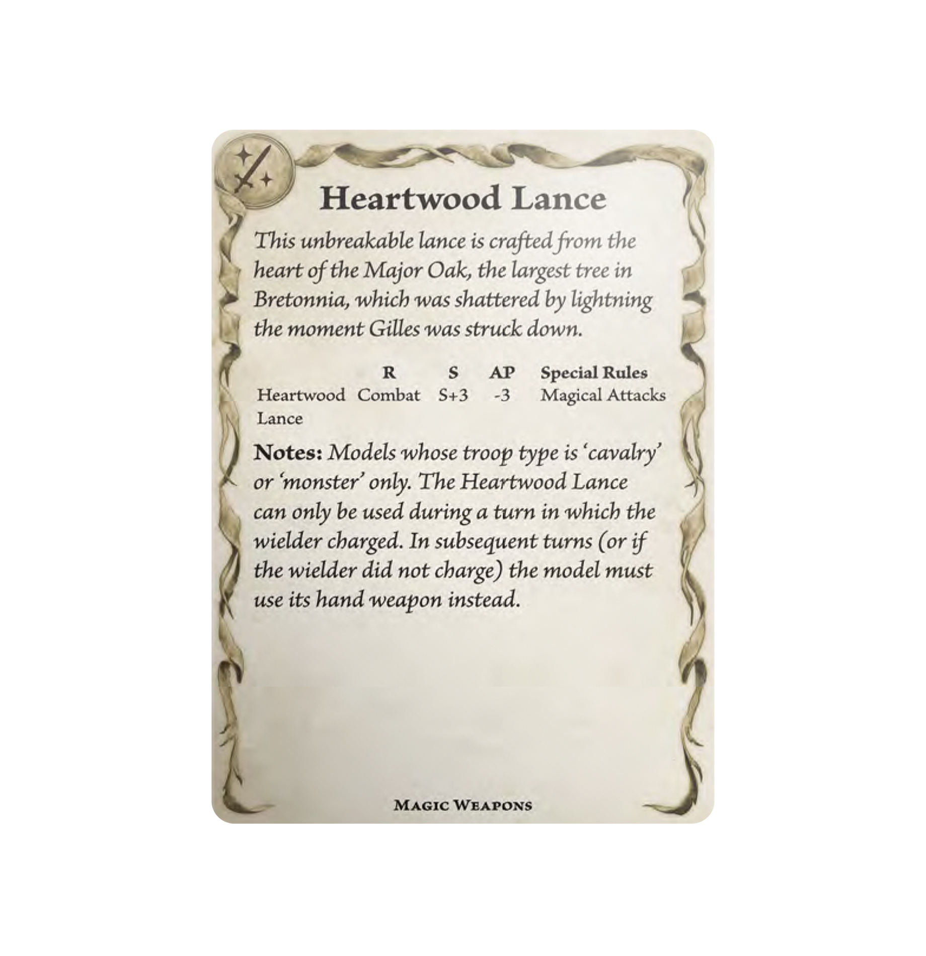 Warhammer ToW - Arcane Journal : Empire de L'Homme (En) pour