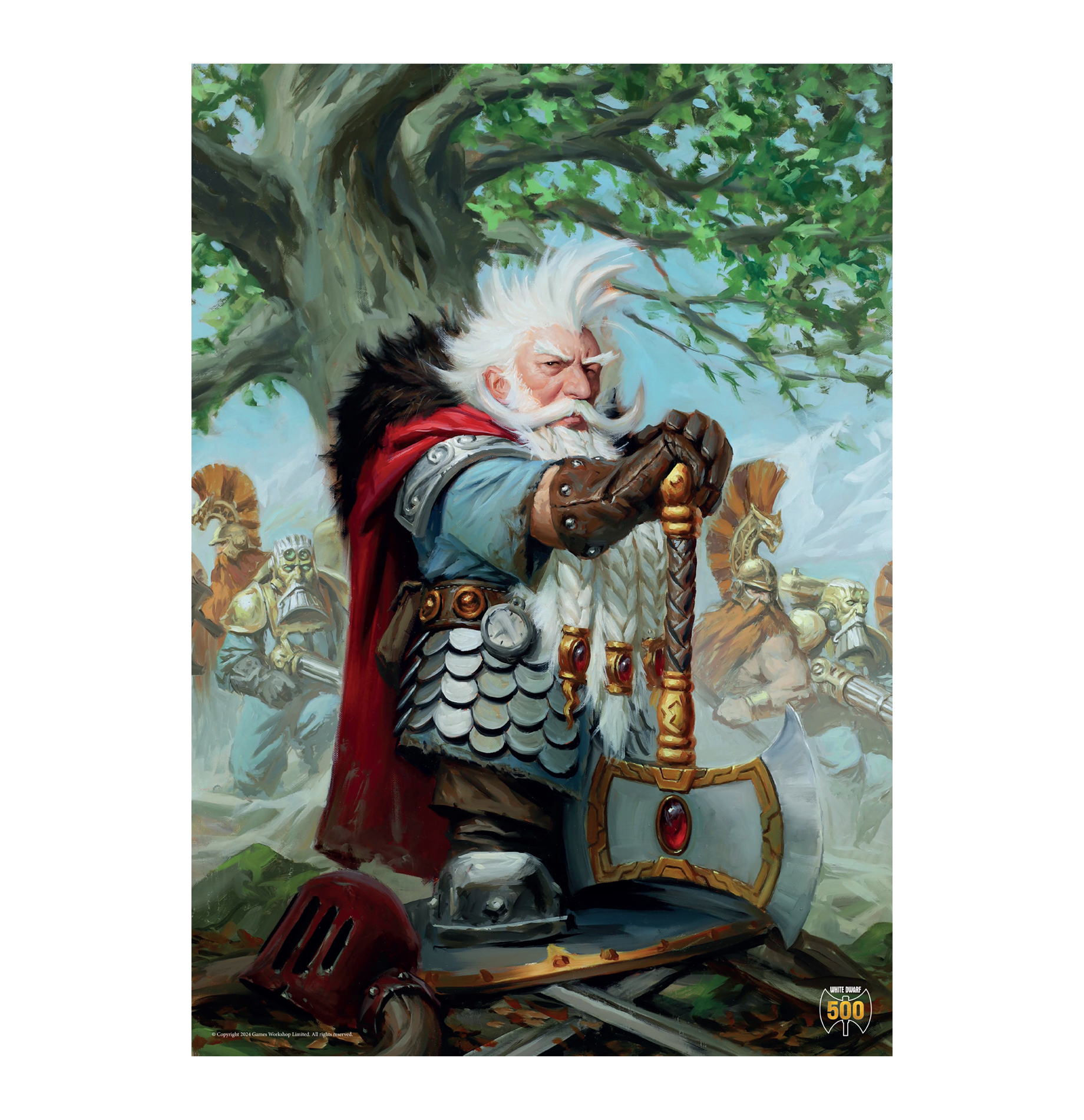 Warhammer White Dwarf Número 504 – Revista Oficial Con Reglas, Relatos, Misiones Y Póster De Cartón Para Warhammer 40k Y Age Of Sigmar