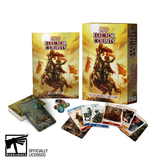 Cubicle Seven: Warhammer Fantasy Roleplay Elector Counts. Juego de cartas del Mundo Pretérito. (Inglés) - view 1