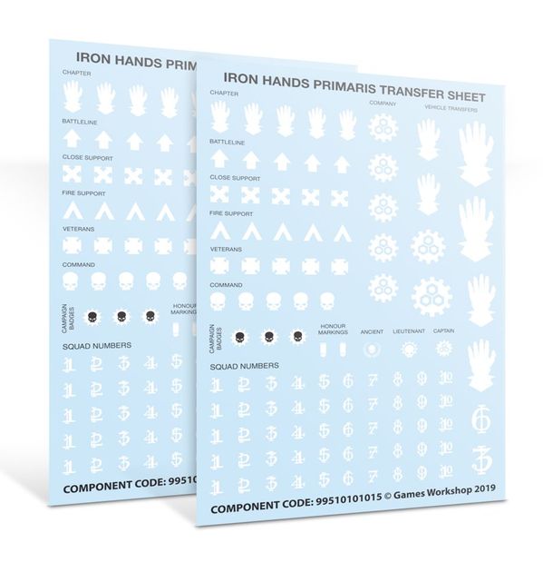 Games Workshop Warhammer 40k - Raven Guard Primaris Upgrades Transfers Tafelminiaturen 35945076