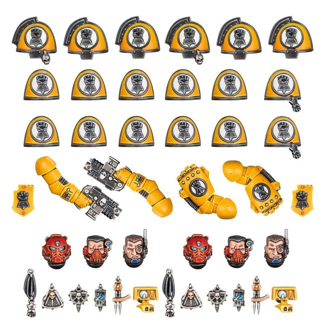 miniatures - Warhammer 40k - Imperial Fists Primaris Upgrades and Transfers box art
