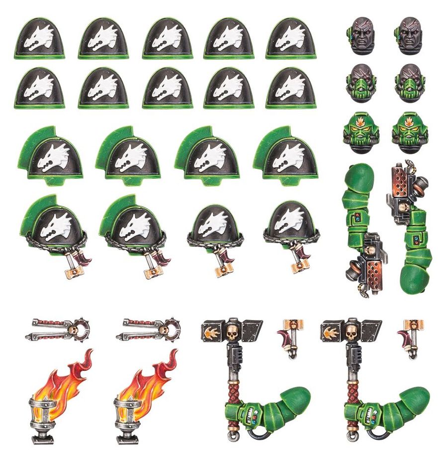 Warhammer 40k: Salamanders - Salamanders Primaris Upgrades and Transfers box art