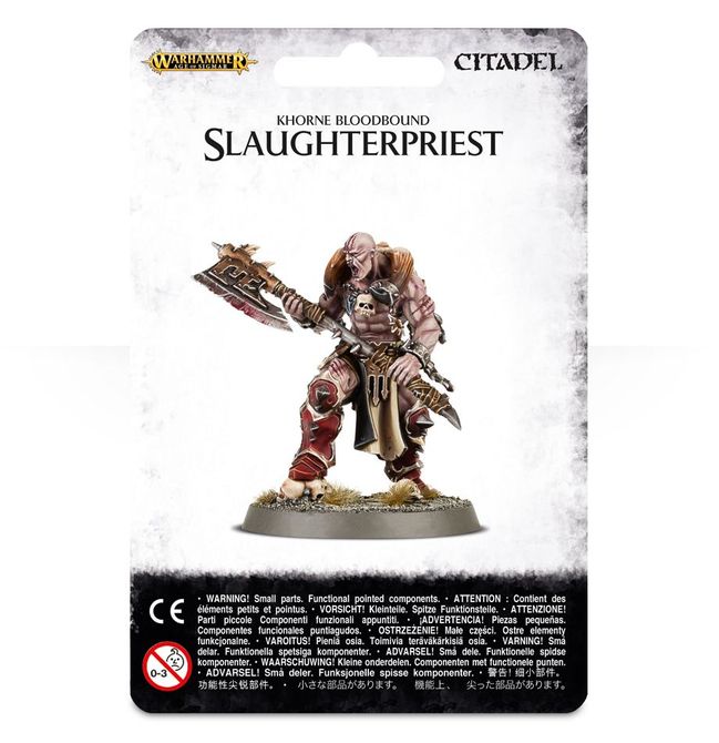 Figurine Warhammer Age Of Sigmar : Slaughterpriest Converti (Blades Of Khorne)