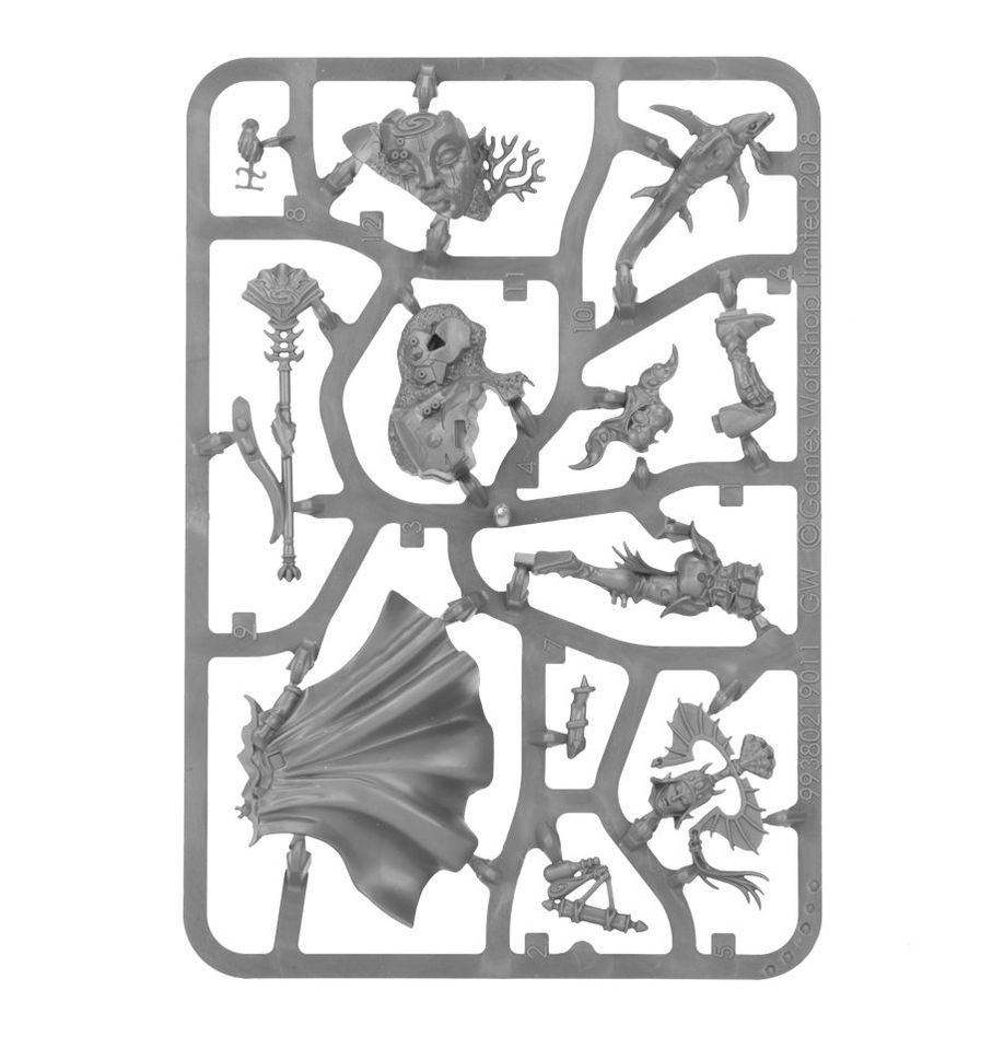 Tidecaster na ruině s pláštěm