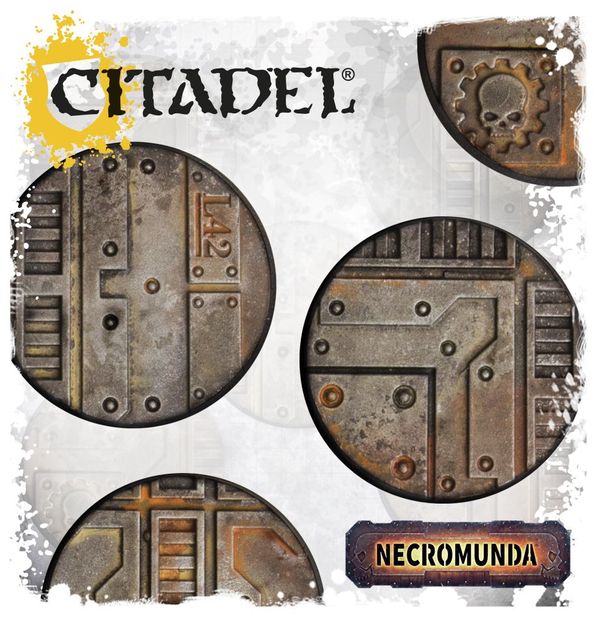 Games Workshop Necromunda Socles 32mm (x10) - Bases Plastique Pour Figurines