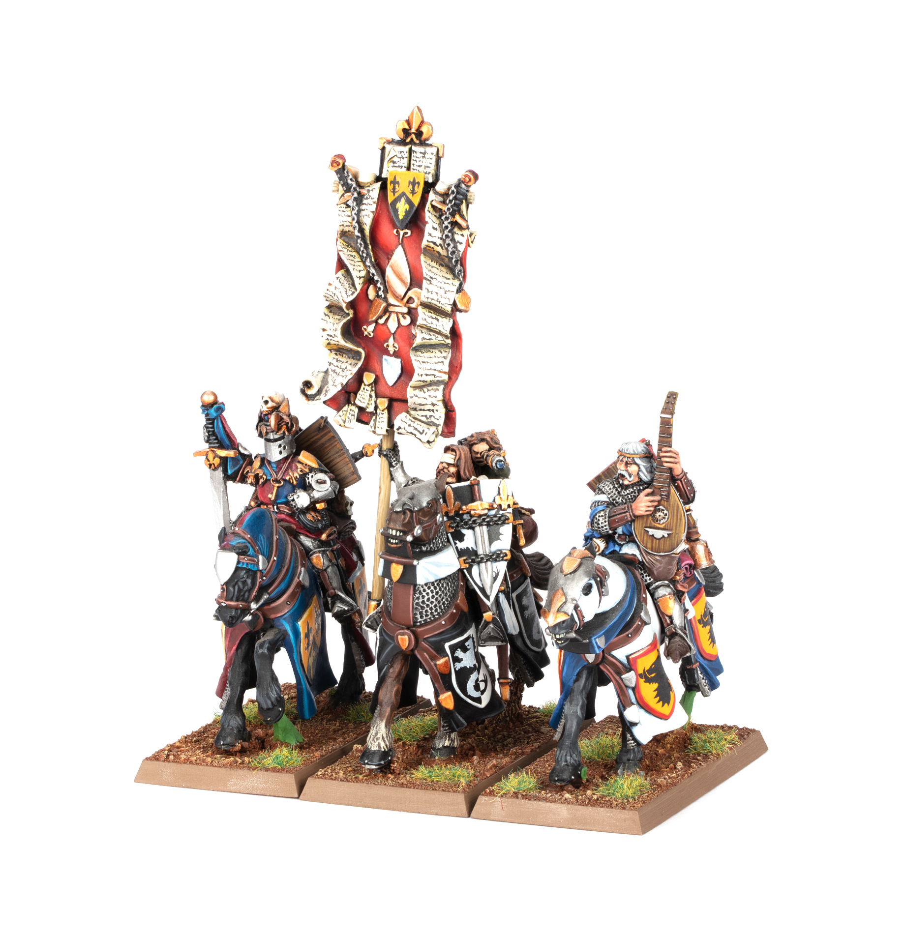 Battle Standard Bearer Mounted and on Foot