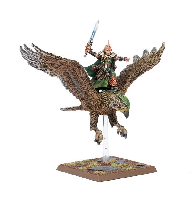 Wood Elf Noble on Great Eagle - view 1