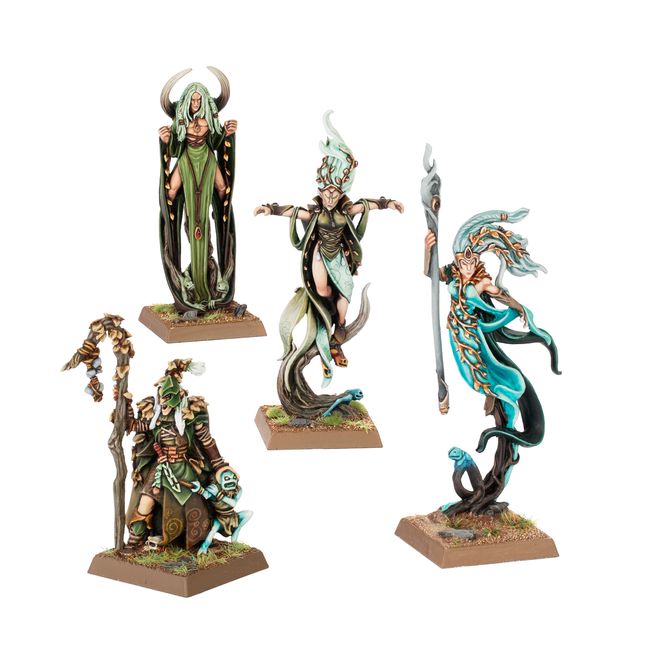 Wood Elf Mages - view 1