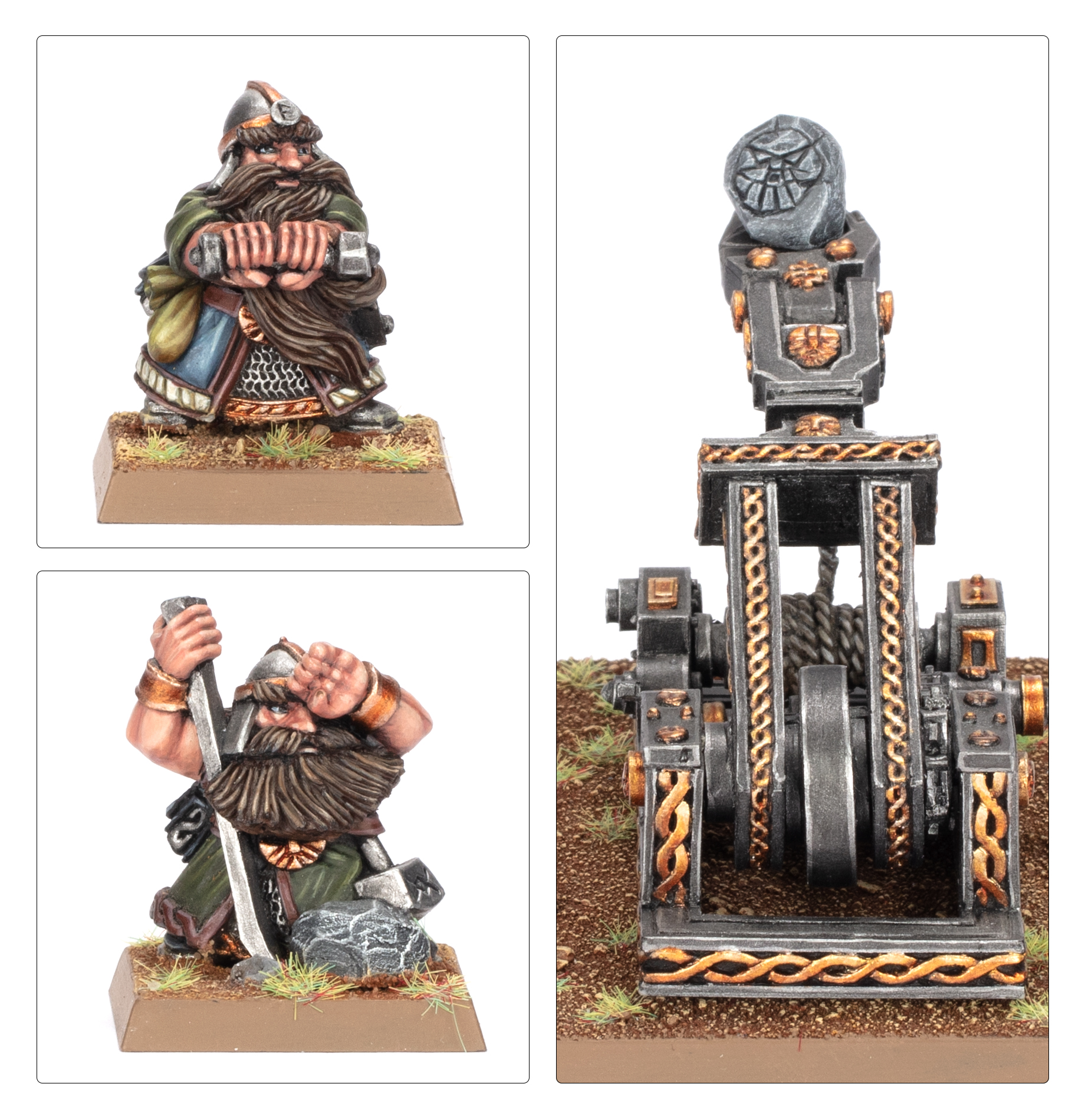 ドワーフェン・マウンテンホールド ドワーフ マイナー 10-12 ウォーハンマー Dwarfen Mountain Holds Dwarf Miners 10-12 The Old World