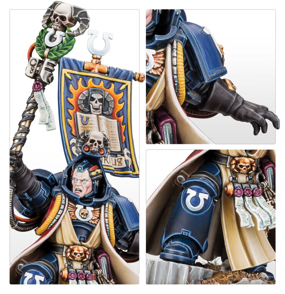 Ultramarines - Chief Librarian Tigurius – detail modelu