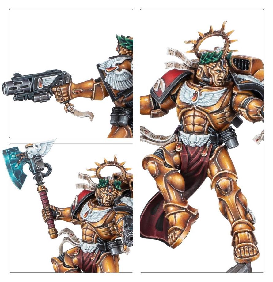 Side profile showing the dynamic weapon pose of Commander Dante