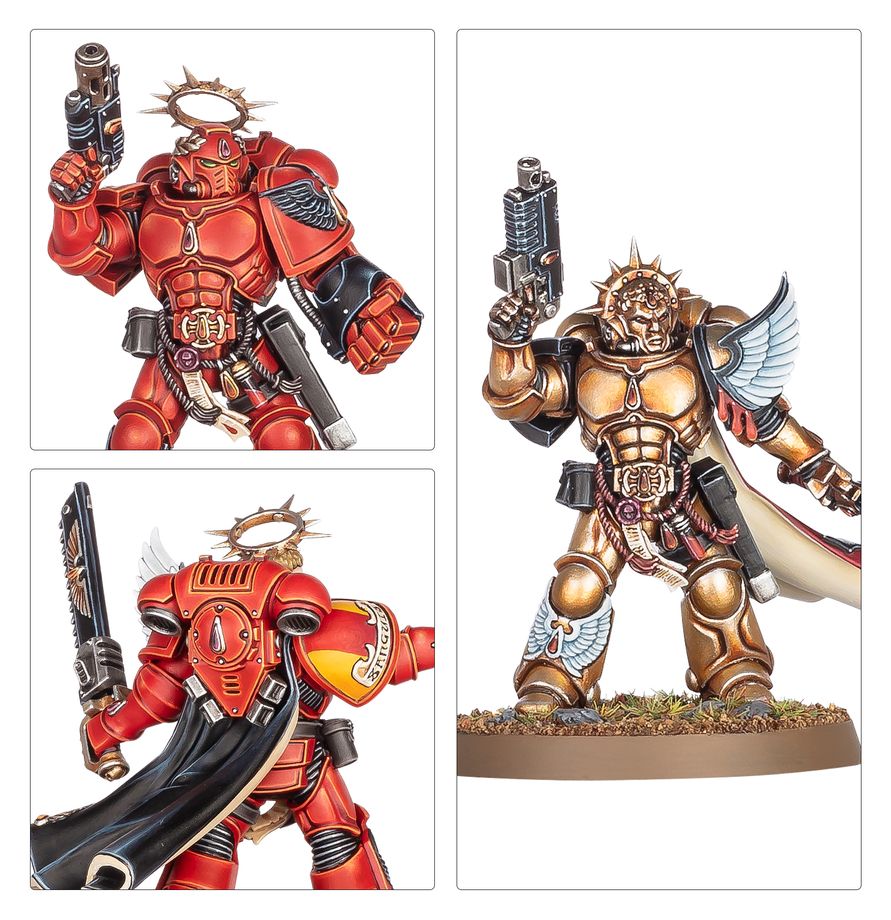 Blood Angels Captain v bojové formaci