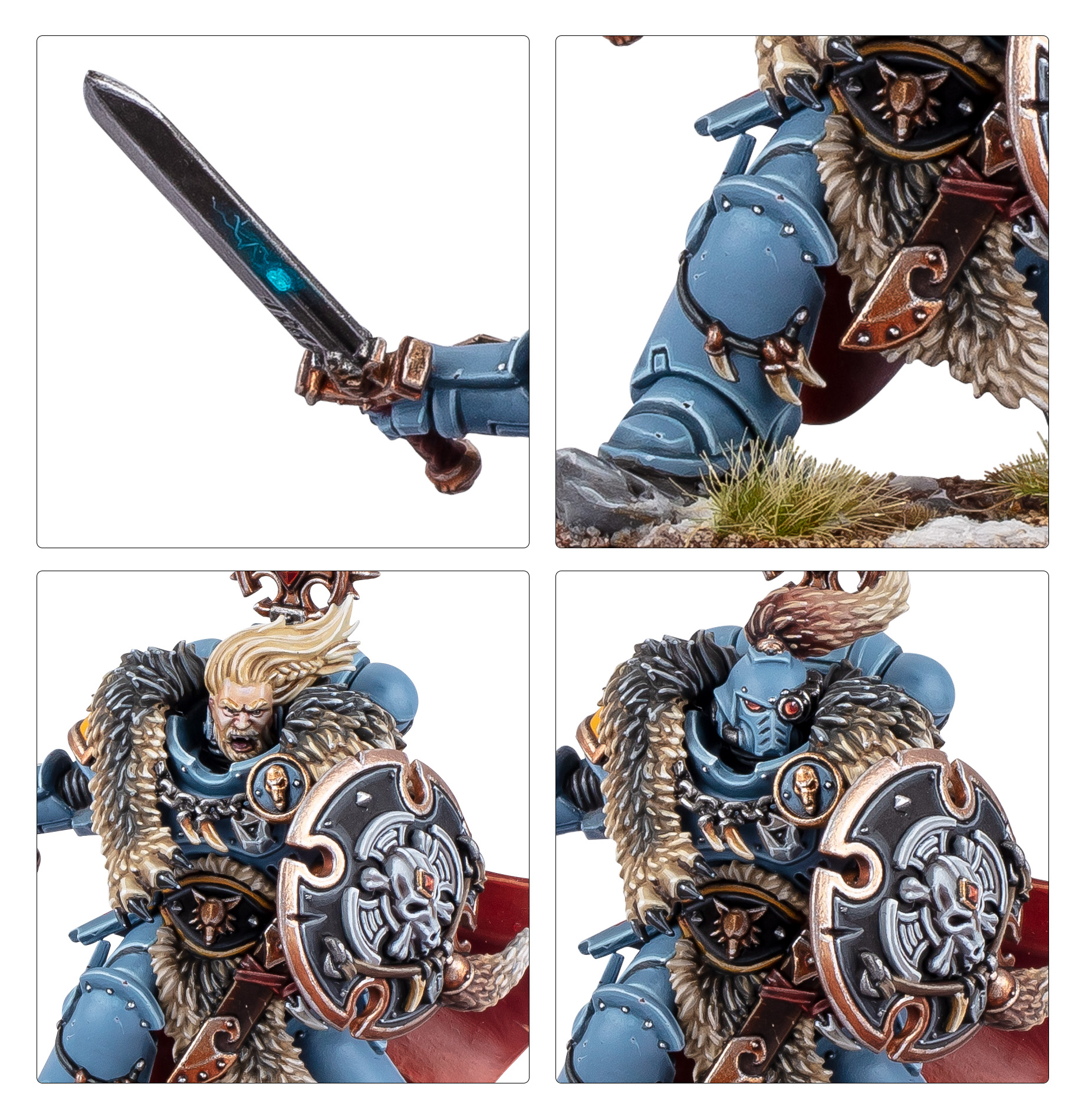 warhammer ホルス　ヘレシー Space Wolves JoyToy WH40K Space Wolves Hvarl Red-Blade » Joytoy Figure