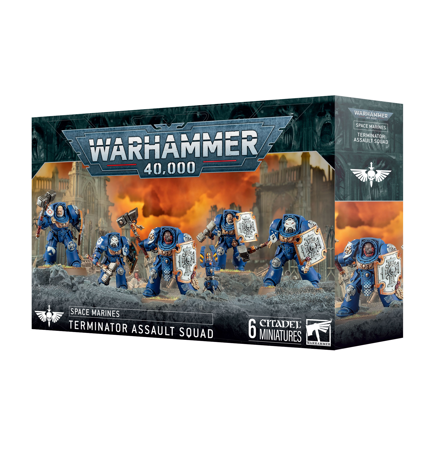 キャラクター WARHAMMER TERMINATOR ASSAULT SQUAD 99120101454_SPACEMARINESTermin