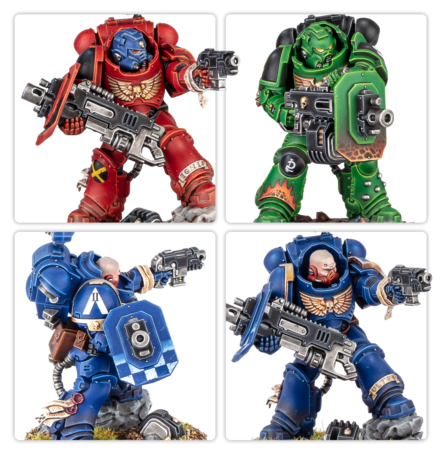チャプレイン+エインシェント+エラディケイター・スカッド ウォーハンマー エラディケイター・スカッド（ヘヴィボルター装備）