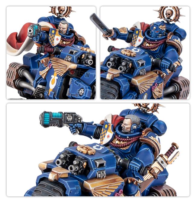 Captain on Bike - view 2