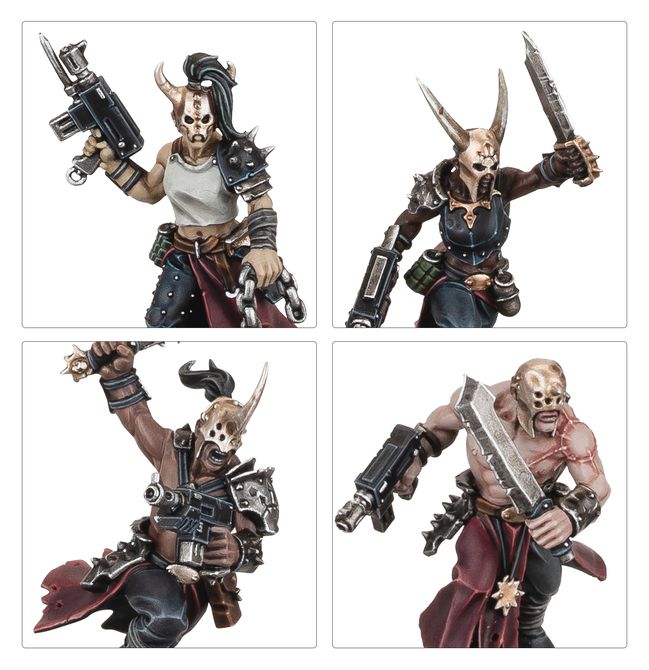 3x Motos Space Marines du Chaos Warhammer 40K