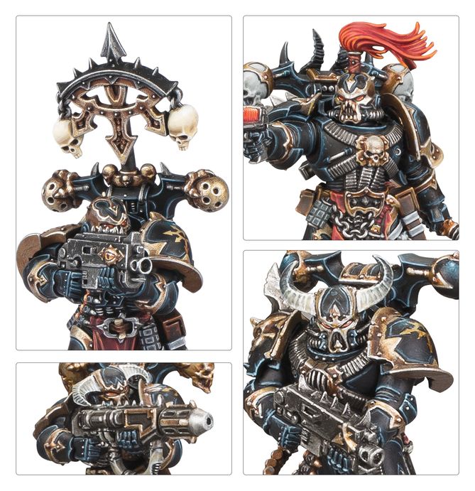 Warhammer 40000 Warhammer 40K - Combat Patrol: Chaos Space Marines - Boîte De 26 Figurines Figurines Chaos Space Marines à Peindre