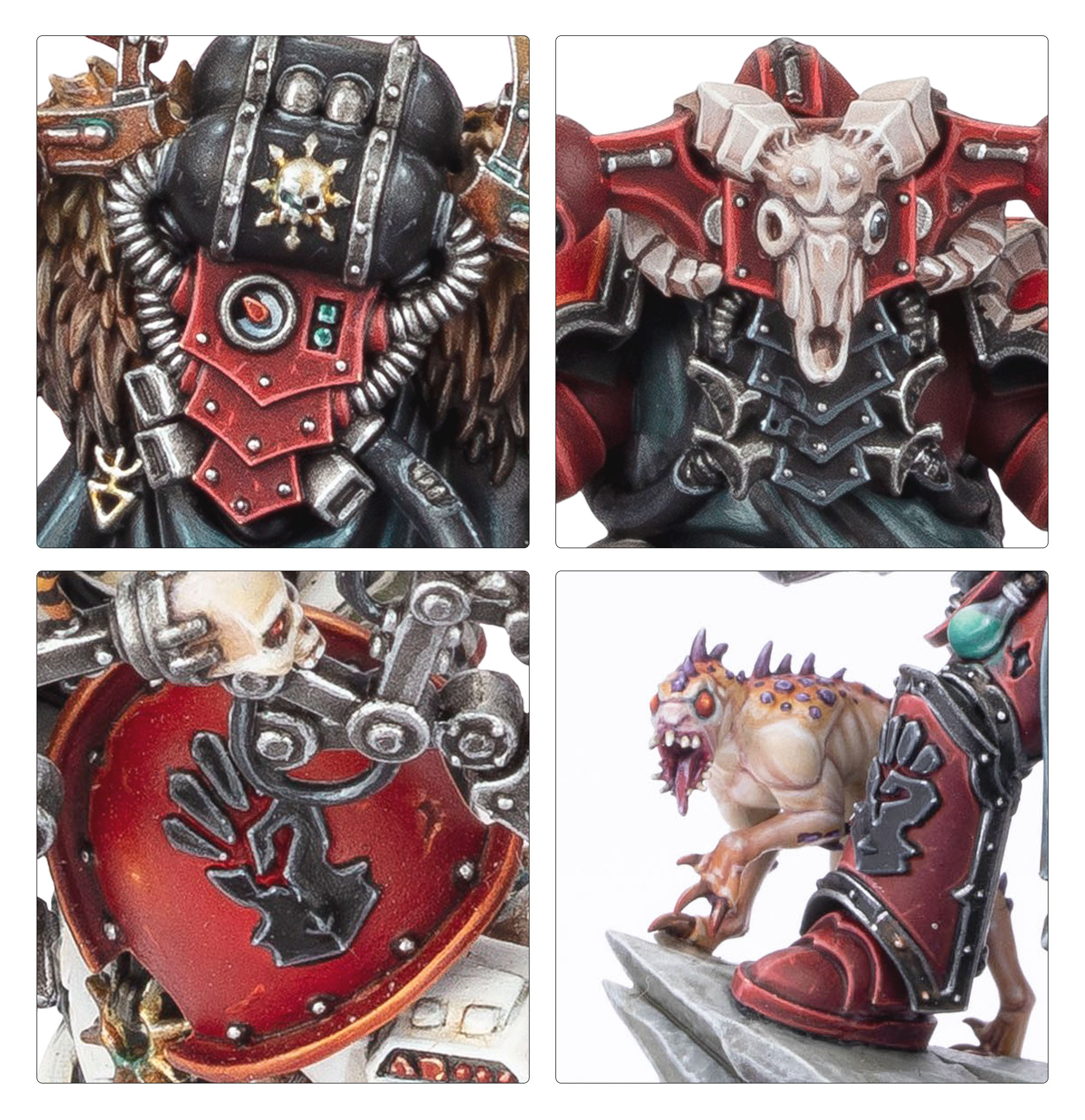 miniatures - Warhammer 40k - Huron Blackheart and the Masters of the Maelstrom – detaily