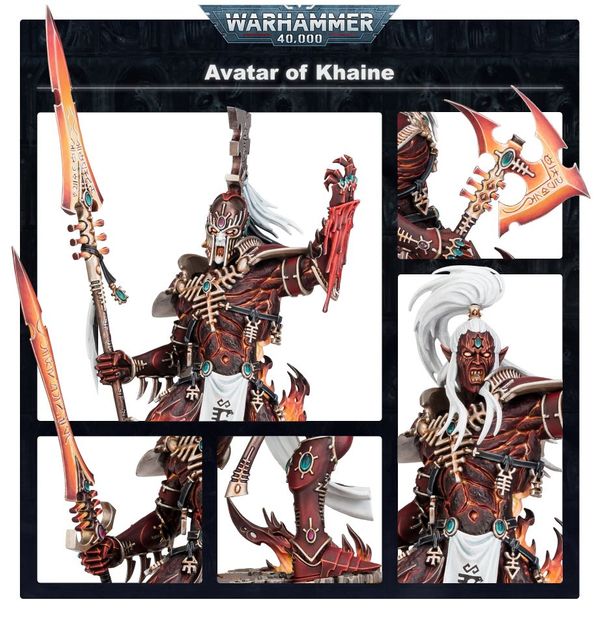 Eldar Harlequin RTB6 Haut Avatar 2 Métal Warhammer 40K Aeldari Rogue