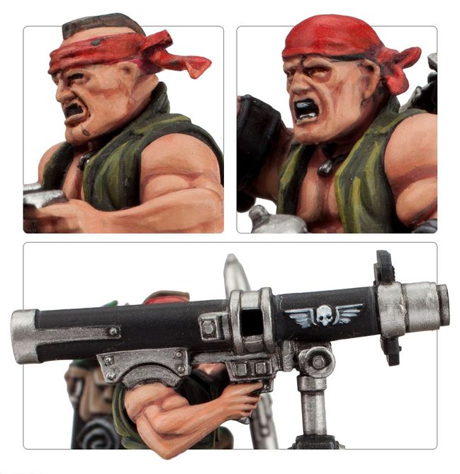 GW WARHAMMER 40K Astra Militarum Plastic Catachan Heavy Weapons Squad 1 Painted EUR 54,00 GW WARHAMMER 40K Astra Militarum Plastic Catachan Heavy Weapons Squad 1 Painted EUR 54,00