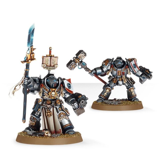 Warhammer 40k – Grey Knights Terminator Metal – Rogue Trader, Non Peint, Non Assemblé