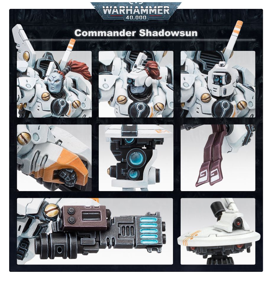 Commander Shadowsun – detail modelu